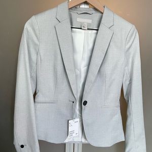 New with tags H&M grey/blue blazer